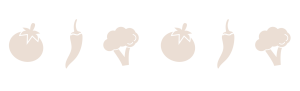 PICTOS DE PETITS LÉGUMES EN LIGNES